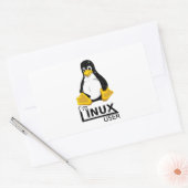 Ik ben Linux-gebruiker Rechthoekige Sticker (Envelop)