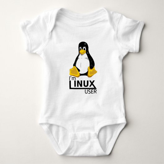 Ik ben Linux-gebruiker Romper (Voorkant)
