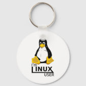 Ik ben Linux-gebruiker Sleutelhanger (Voorkant)