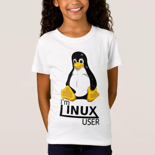 Ik ben Linux-gebruiker T-shirt (Voorkant)