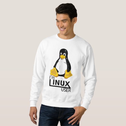 Ik ben Linux-gebruiker Trui (Voorkant volledig)