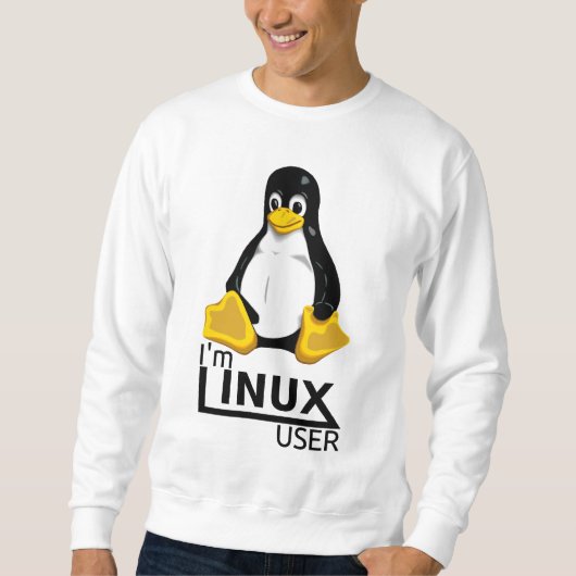 Ik ben Linux-gebruiker Trui (Voorkant)