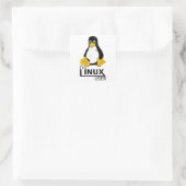 Ik ben Linux-gebruiker Vierkante Sticker (Tas)