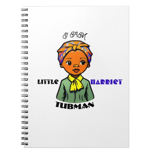 Ik ben Little Harriet Tubman Black History Notitieboek (Voorkant)
