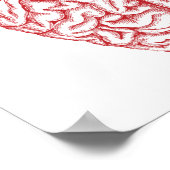 Ik ben Lobe Nerds Love Funny Poster Sign (Hoek)