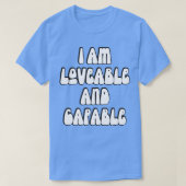 Ik ben Loopbaar en Capable 2 T-shirt (Design voorkant)