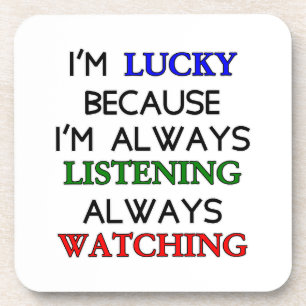 Ik ben Lucky Bier Onderzetter