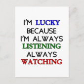 Ik ben Lucky Briefkaart (Voorkant)