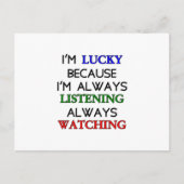 Ik ben Lucky Briefkaart (Voorkant)