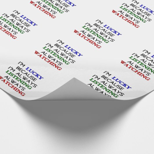 Ik ben Lucky Cadeaupapier (Hoek)