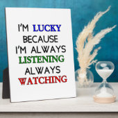 Ik ben Lucky Fotoplaat (Zijkant)