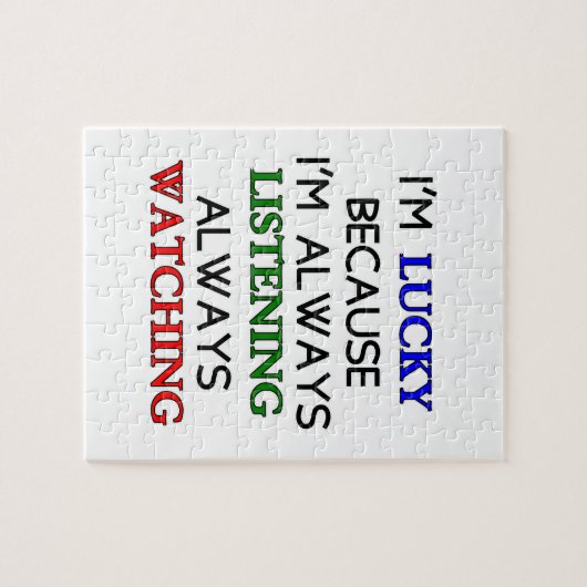 Ik ben Lucky Legpuzzel (Horizontaal)