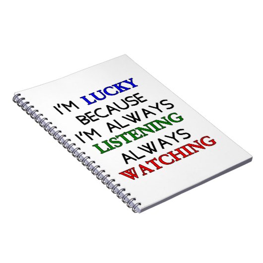 Ik ben Lucky Notitieboek (Rechterzijde)