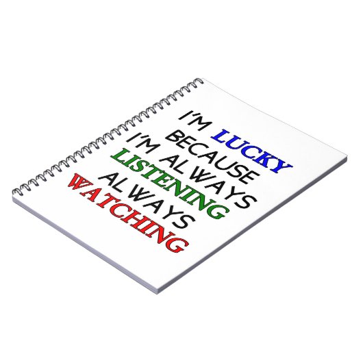 Ik ben Lucky Notitieboek (Linkerzijde)