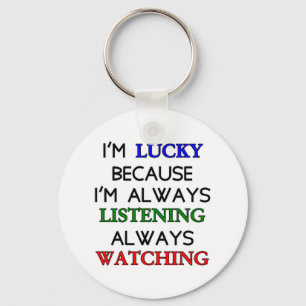 Ik ben Lucky Sleutelhanger