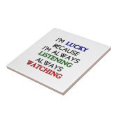 Ik ben Lucky Tegeltje (Zijkant)