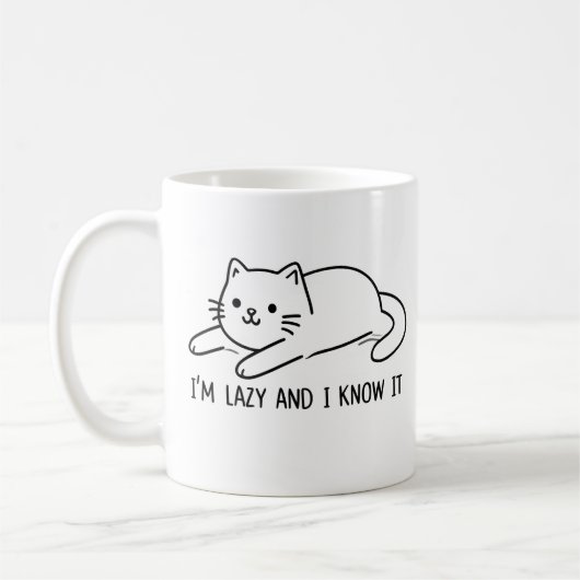 Ik ben lui en ik weet het. koffiemok (Links)