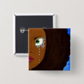 Ik ben Lythia Vierkante Button 5,1 Cm (Voorkant /achterkant)