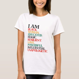 IK BEN - Maand van de zwarte geschiedenis T-shirt