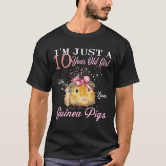 Ik ben maar een 10-jarig meisje dat van cavia's ho t-shirt