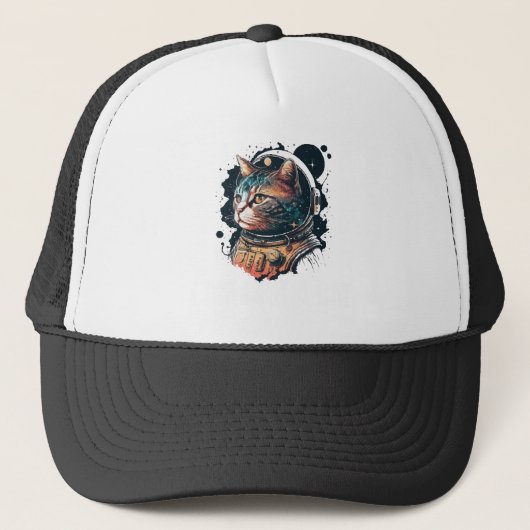 Ik ben maar een kat trucker pet (Voorkant)