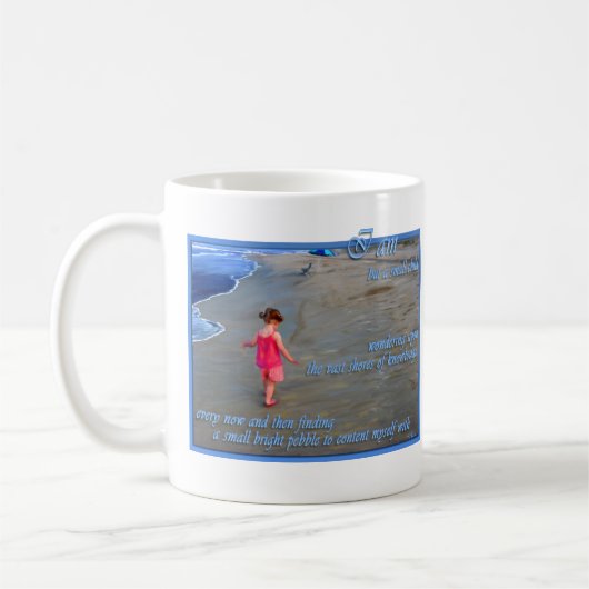 Ik ben maar een klein kind...  Mok (Links)