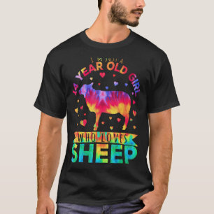 Ik ben maar een meisje van 14 jaar dat van schapen t-shirt