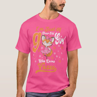 Ik ben maar een meisje van 9 jaar dat dol is op de t-shirt