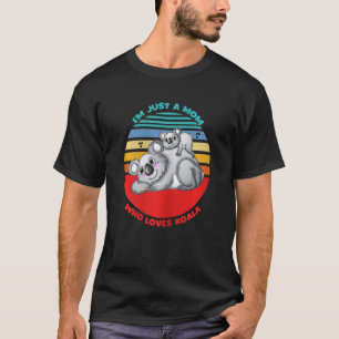 Ik ben maar een moeder die van Koala Cute Koala ho T-shirt
