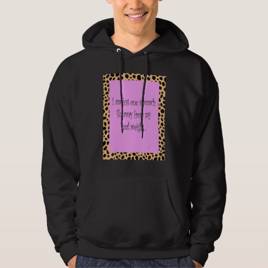 Ik ben maar één stropergriep verwijderd van mijn l hoodie (Voorkant)