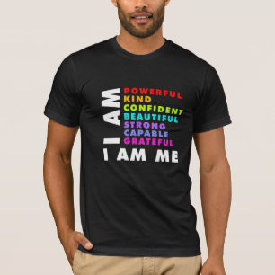 ik ben machtig en zeker mooi , sterk t-shirt