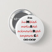 Ik ben Made Ronde Button 5,7 Cm (Voorkant /achterkant)