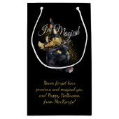Ik ben Magical Black Cat  Gift Bag Klein Cadeauzakje (Achterkant)