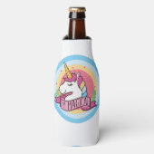Ik ben Magical Unicorn print Cute for Girls Flesjeskoeler (Fles Voorkant)