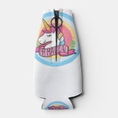 Ik ben Magical Unicorn print Cute for Girls Flesjeskoeler (Achterkant)