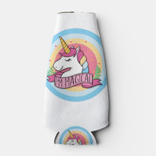 Ik ben Magical Unicorn print Cute for Girls Flesjeskoeler