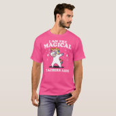 Ik ben magische leraren die abbing Unicorn bijstaa T-shirt (Voorkant volledig)