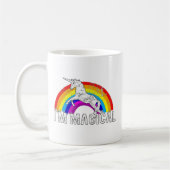 Ik ben Magische Unicorn in Rainbow Funny en  Koffiemok (Links)