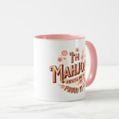 Ik ben Mahjong Verslaafd en ik ben er trots op Mok (Voorkant rechts)