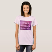 Ik ben Malala T-shirt (Voorkant volledig)
