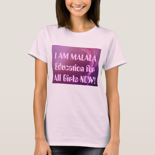 Ik ben Malala T-shirt (Voorkant)