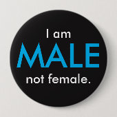 Ik ben MALE Button (Voorkant)