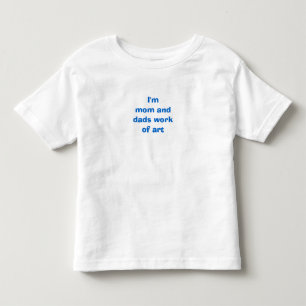 Ik ben mama en Dads Kunstwerk Kinder Shirts