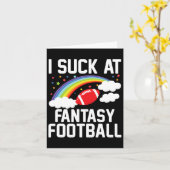 Ik ben mama mannen fantasy football verliezer - Zw Kaart (Gele Bloem)