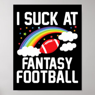 Ik ben mama mannen fantasy football verliezer - Zw Poster
