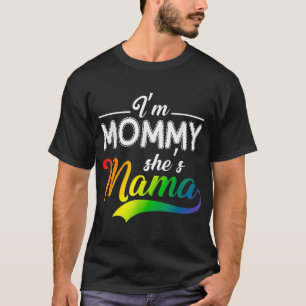 Ik ben mama, ze is mama Lesbian mama T-shirt