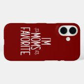 Ik ben mama's favoriet Case-Mate iPhone case (Achterkant (horizontaal))