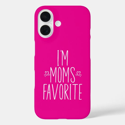 Ik ben mama's favoriet Case-Mate iPhone case (Achterkant)