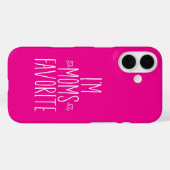 Ik ben mama's favoriet Case-Mate iPhone case (Achterkant (horizontaal))