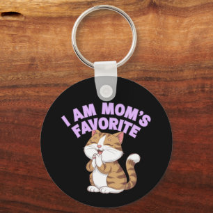 Ik ben mama's favoriet: grappig cadeau idee sleutelhanger